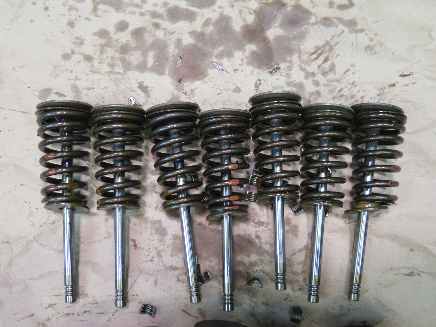 01-06 BMW E46 330ci 330i M54 Set of 12 Engine Motor Inlet Valve OEM