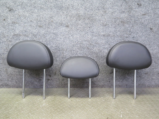 11-15 Mini Cooper R60 Countryman Set of 3 Rear Seat Headrest Black OEM
