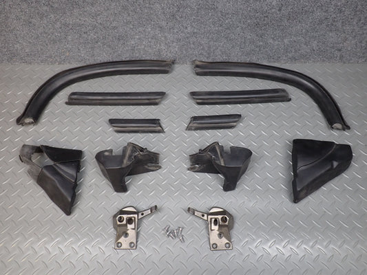 96-02 BMW E36/7 Z3 Roadster 12pcs Door Roof Rubber Seal w Base Plate Set OEM