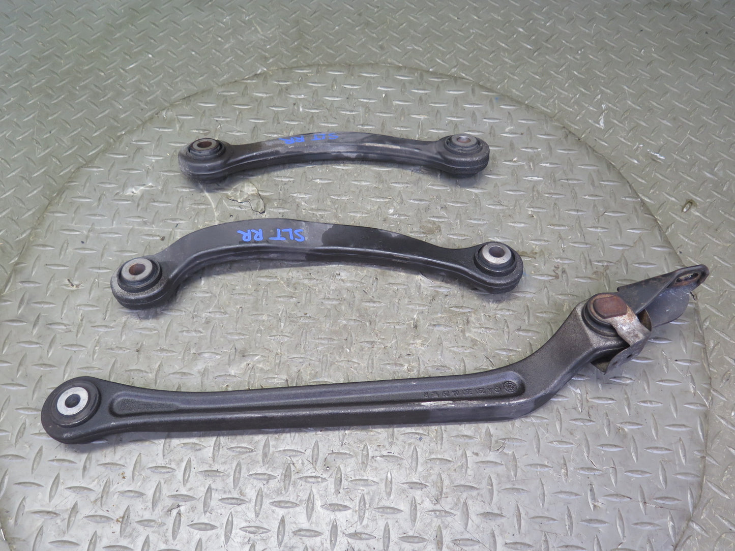 03-08 Mercedes R230 SL55 AMG Set of 3 Rear Right Upper & Lower Control Arm OEM