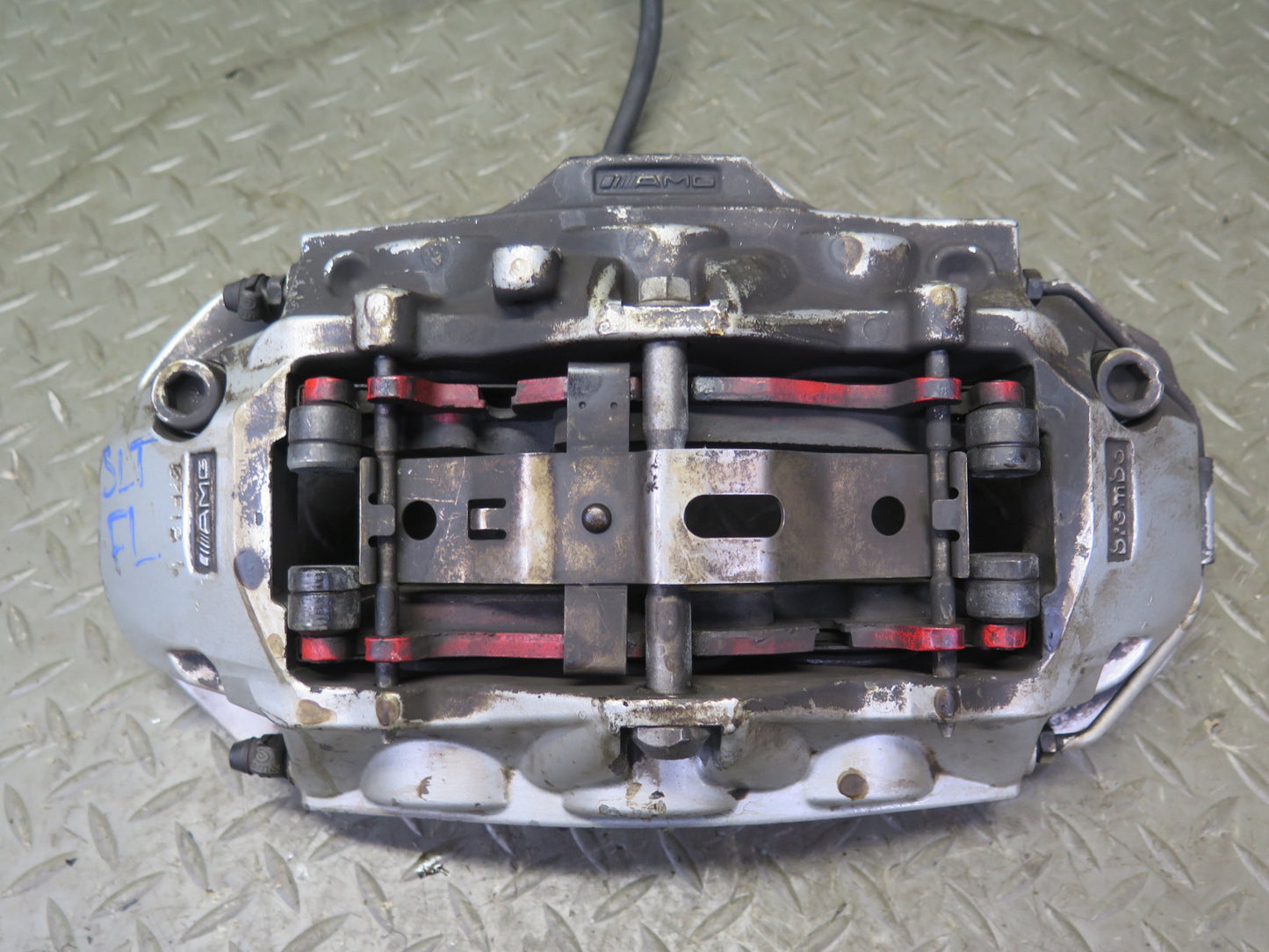 07-08 Mercedes R230 SL55 AMG Brembo Front Left Right Side Brake Caliper Set OEM