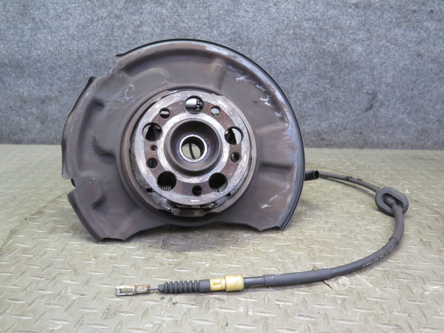 03-08 Mercedes R230 SL55 AMG Rear Right Spindle Knuckle Wheel Hub Bearing OEM