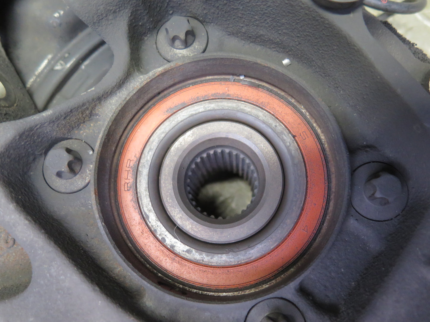 03-08 Mercedes R230 SL55 AMG Rear Right Spindle Knuckle Wheel Hub Bearing OEM