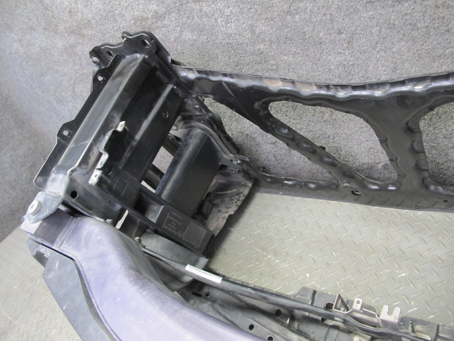 03-08 BMW E85 Z4 3.0L Engine Radiator Core Support Frame Panel OEM