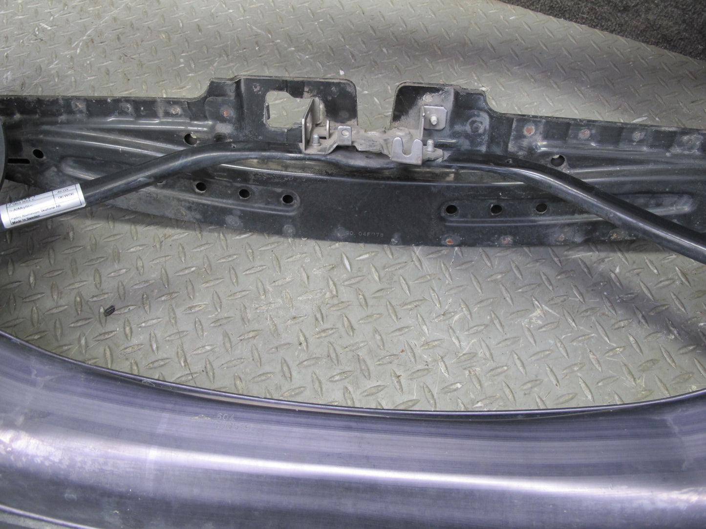 03-08 BMW E85 Z4 3.0L Engine Radiator Core Support Frame Panel OEM