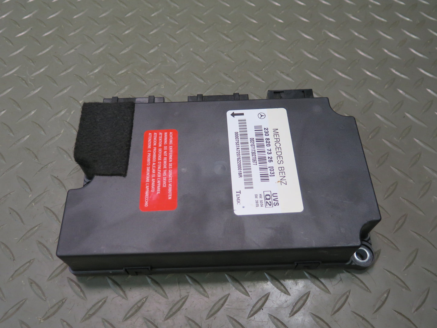 07-08 Mercedes R230 Sl-class  Convertible TOP Roof Control Module Unit OEM