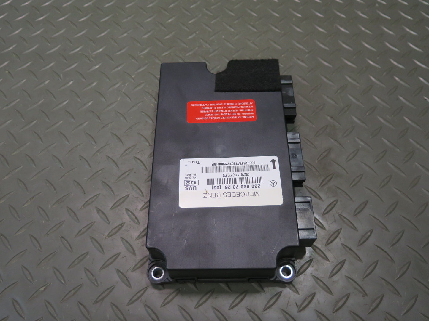 07-08 Mercedes R230 Sl-class  Convertible TOP Roof Control Module Unit OEM