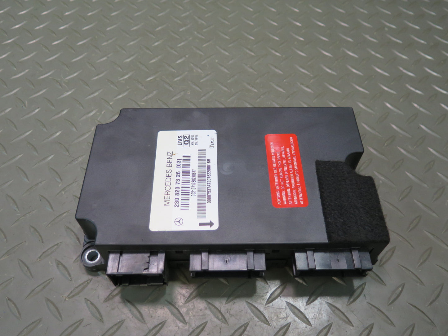 07-08 Mercedes R230 Sl-class  Convertible TOP Roof Control Module Unit OEM