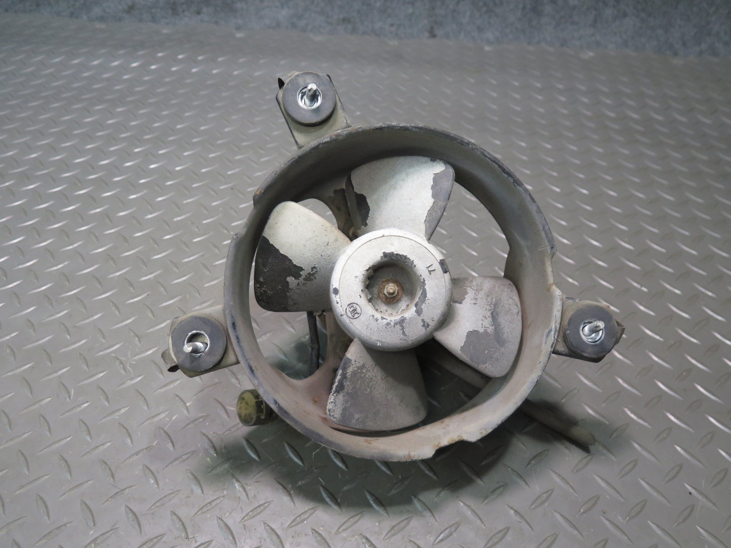 85-88 Toyota MR2 AW15 NA M/T Engine Bay Cooling Fan w Motor & Shroud Assy OEM