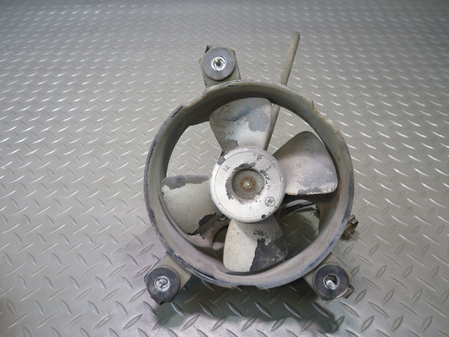 85-88 Toyota MR2 AW15 NA M/T Engine Bay Cooling Fan w Motor & Shroud Assy OEM