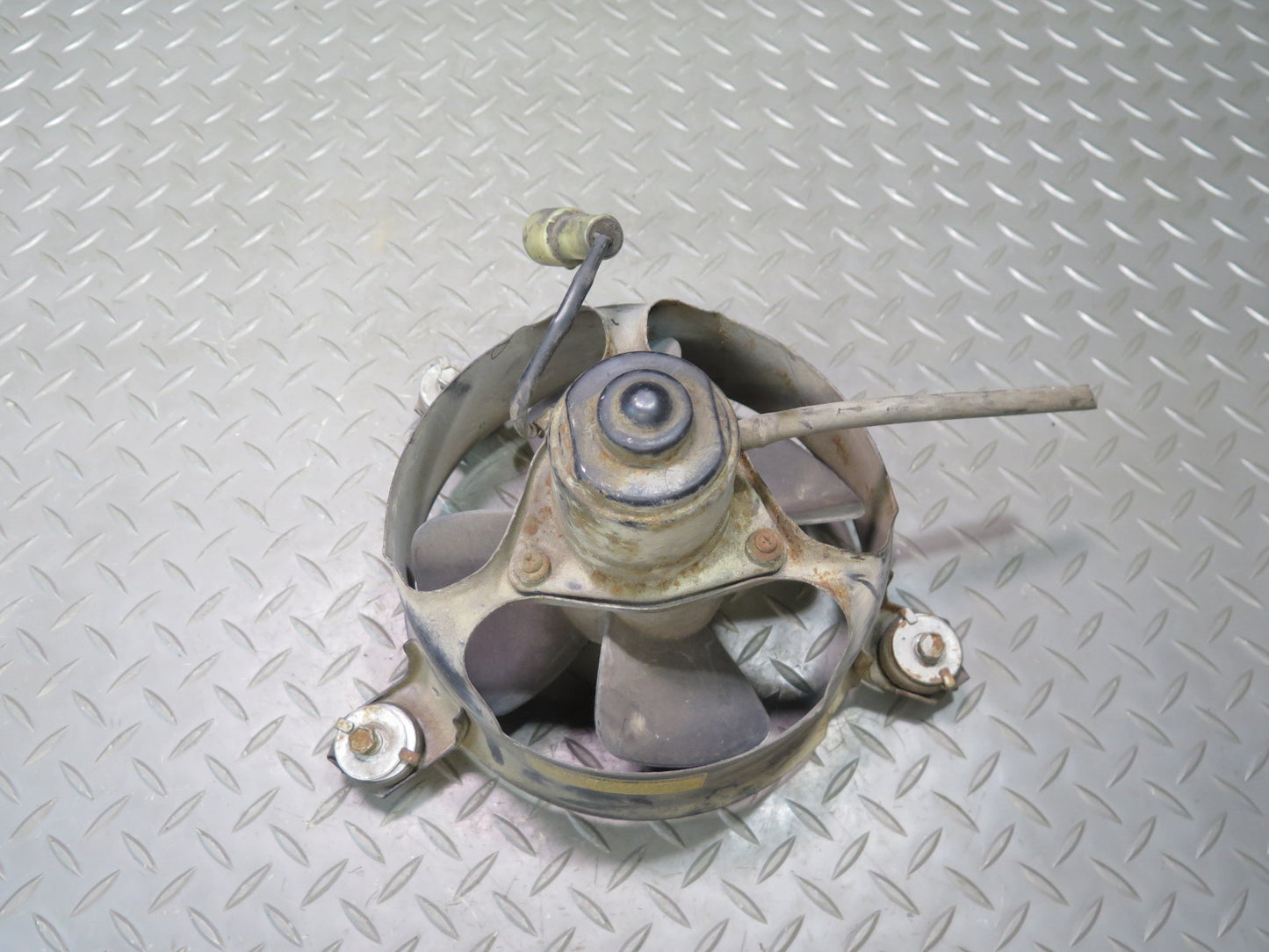 85-88 Toyota MR2 AW15 NA M/T Engine Bay Cooling Fan w Motor & Shroud Assy OEM