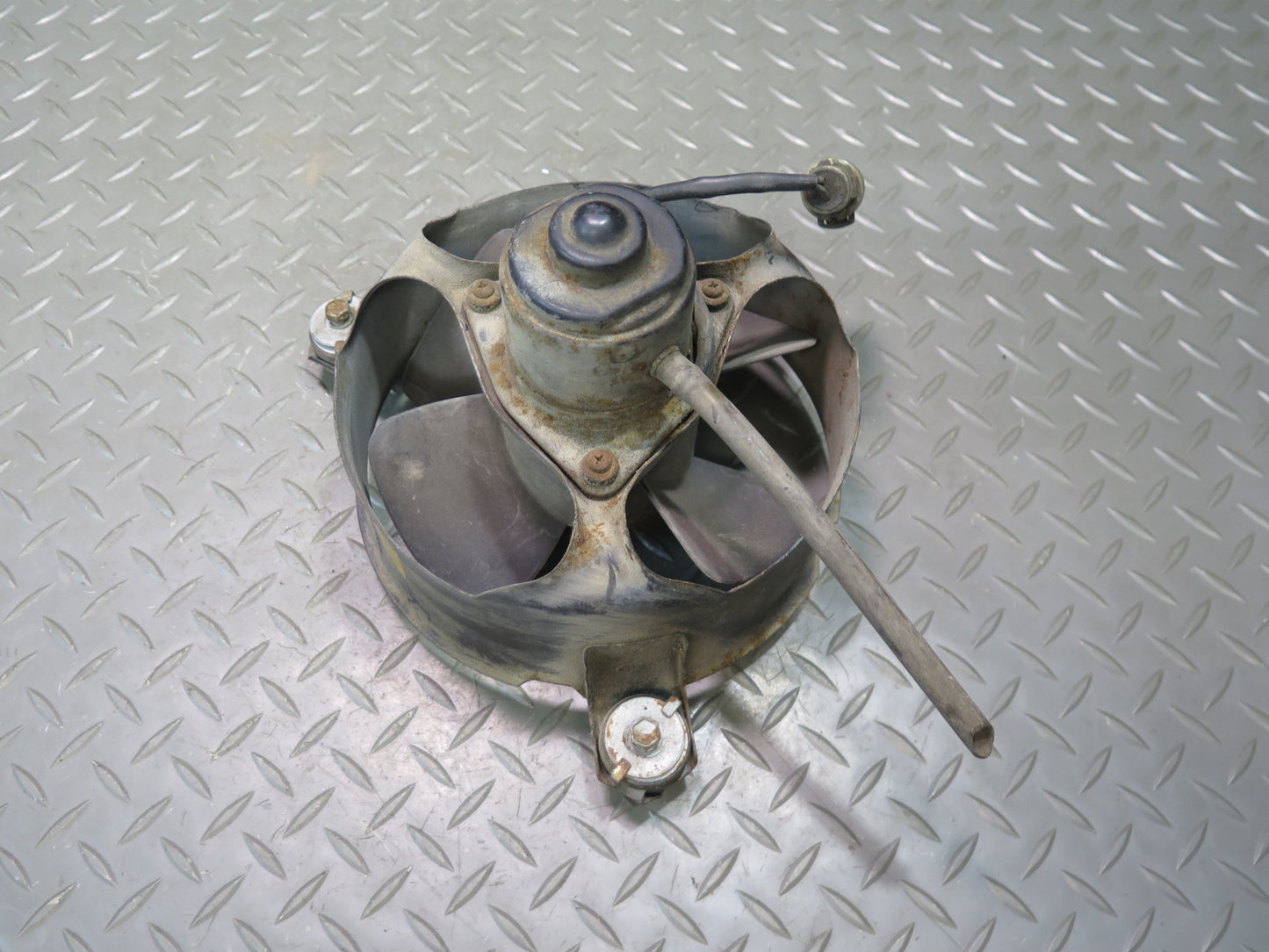 85-88 Toyota MR2 AW15 NA M/T Engine Bay Cooling Fan w Motor & Shroud Assy OEM