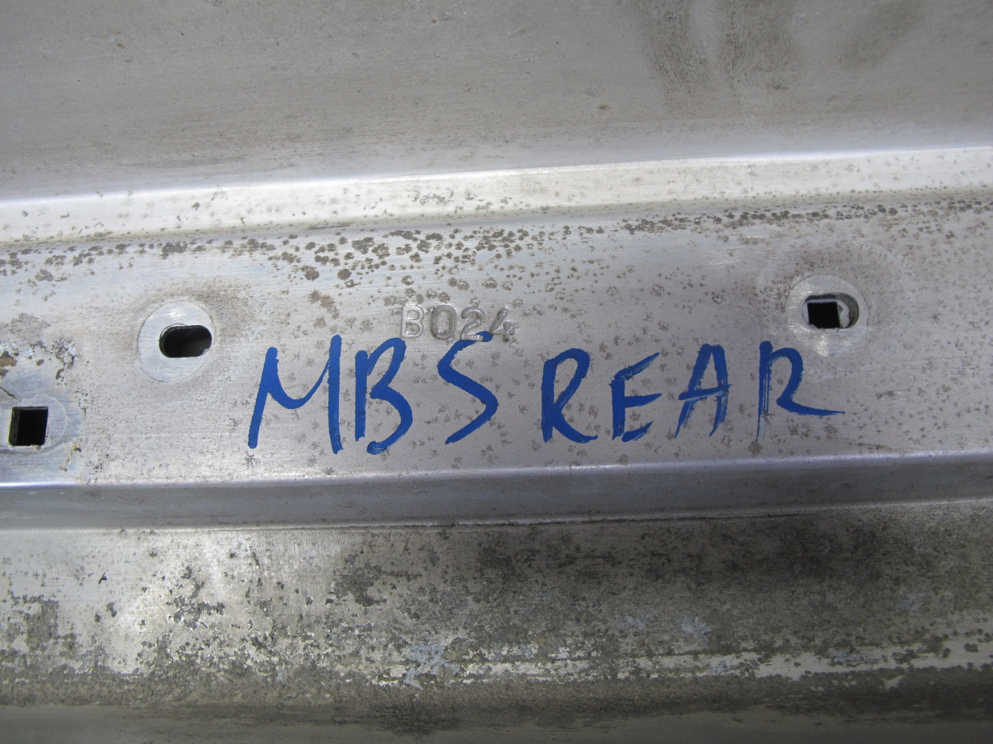 83-89 BMW E24 633CSi 635CSi Rear Bumper Cover Polaris Metallic OEM