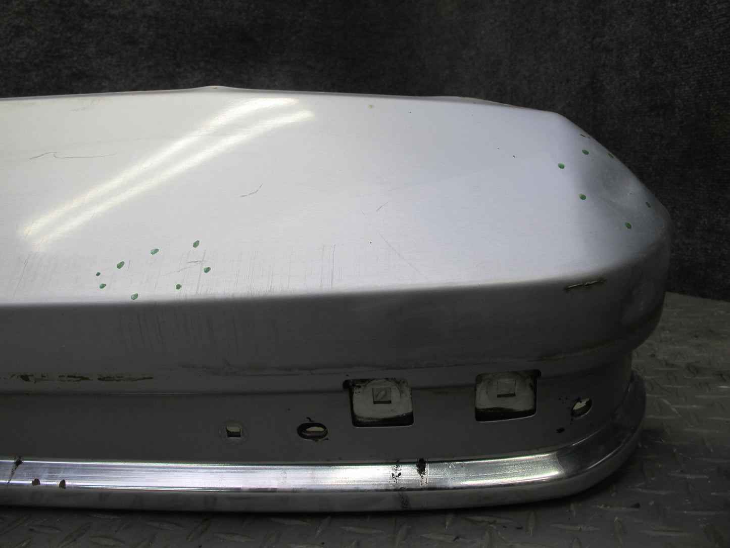83-89 BMW E24 633CSi 635CSi Rear Bumper Cover Polaris Metallic OEM