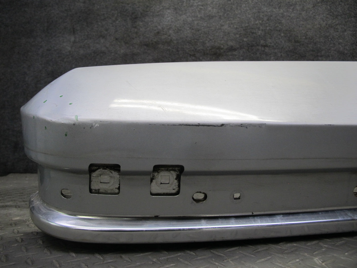 83-89 BMW E24 633CSi 635CSi Rear Bumper Cover Polaris Metallic OEM