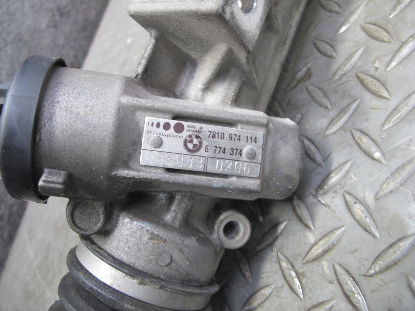 03-08 BMW E85 Z4 Power Steering Rack & Pinion 94K Miles 6774374 OEM