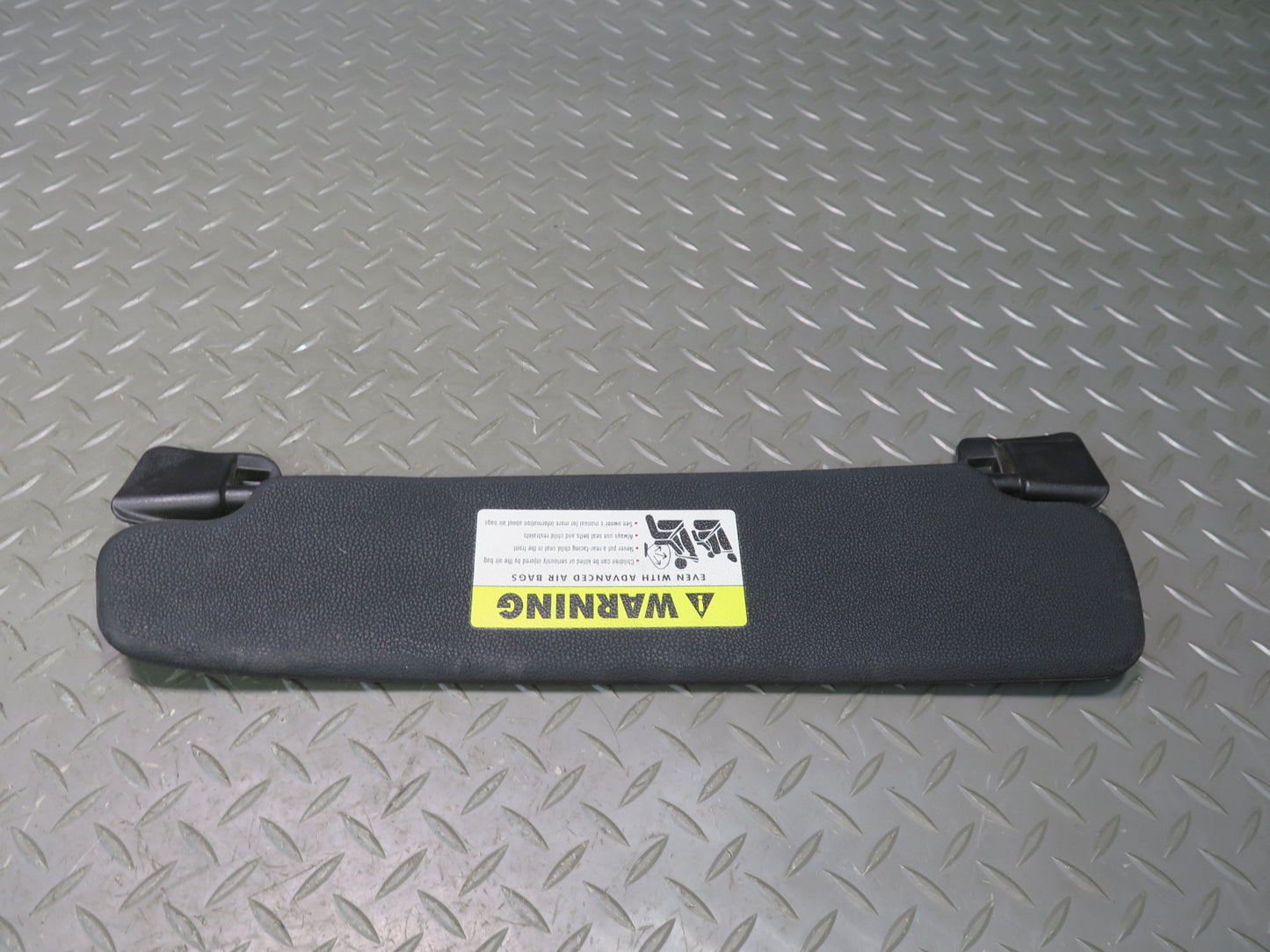 03-08 BMW E85 Z4 Convertible Set of 2 Front Left & Right Sun Visor Black OEM