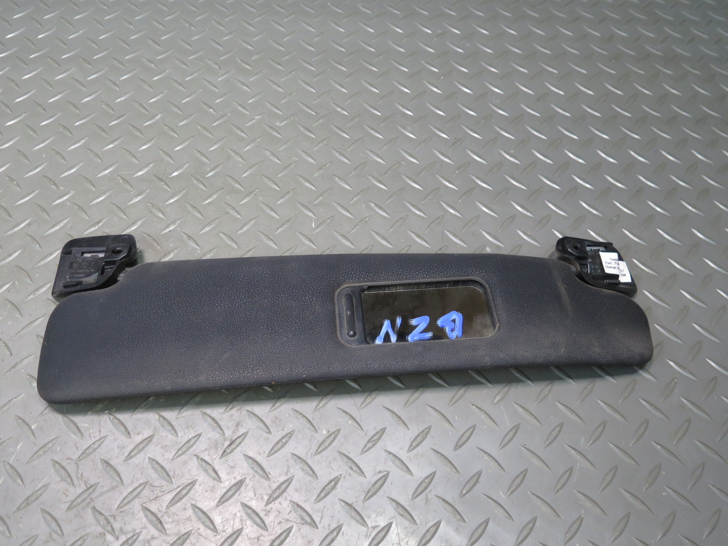 03-08 BMW E85 Z4 Convertible Set of 2 Front Left & Right Sun Visor Black OEM