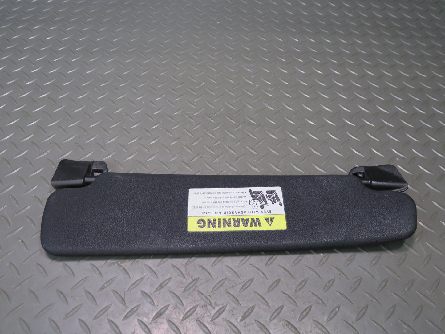 03-08 BMW E85 Z4 Convertible Set of 2 Front Left & Right Sun Visor Black OEM