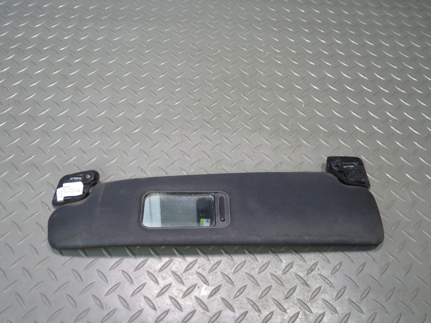 03-08 BMW E85 Z4 Convertible Set of 2 Front Left & Right Sun Visor Black OEM