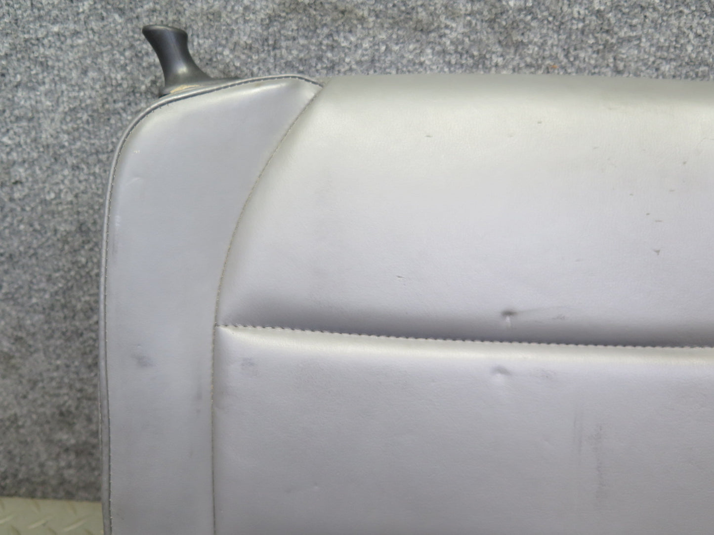1999-2004 Porsche 911 996 Rear Right Seat Upper Backrest Leather Cushion Gray