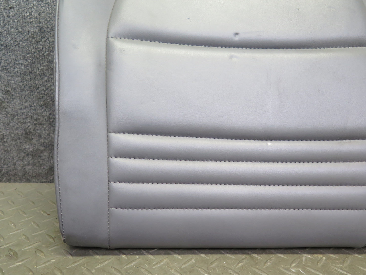 1999-2004 Porsche 911 996 Rear Right Seat Upper Backrest Leather Cushion Gray