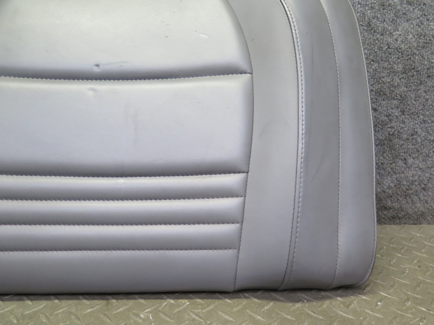1999-2004 Porsche 911 996 Rear Right Seat Upper Backrest Leather Cushion Gray