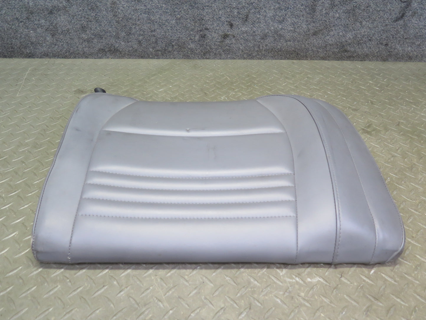 1999-2004 Porsche 911 996 Rear Right Seat Upper Backrest Leather Cushion Gray