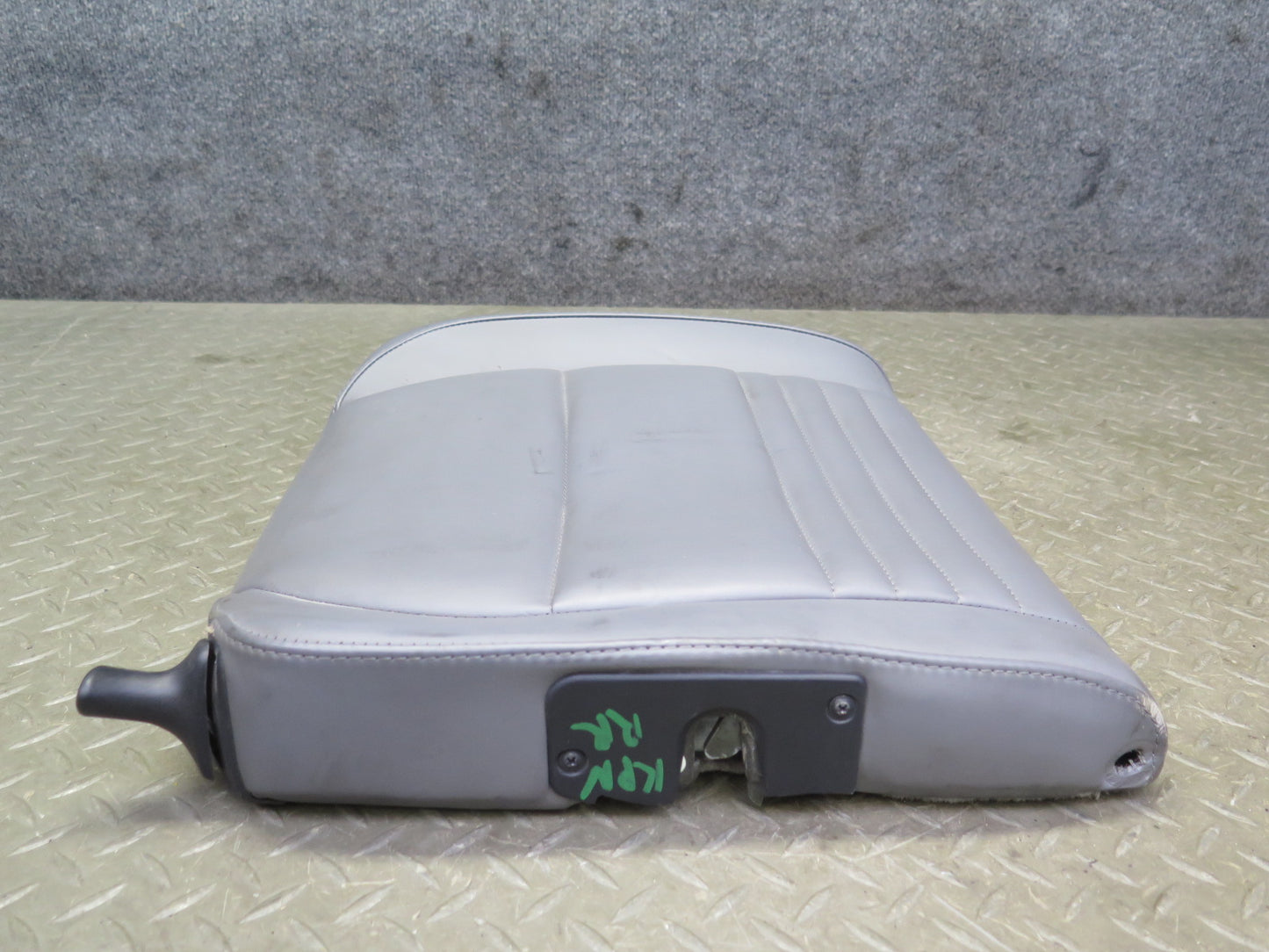 1999-2004 Porsche 911 996 Rear Right Seat Upper Backrest Leather Cushion Gray