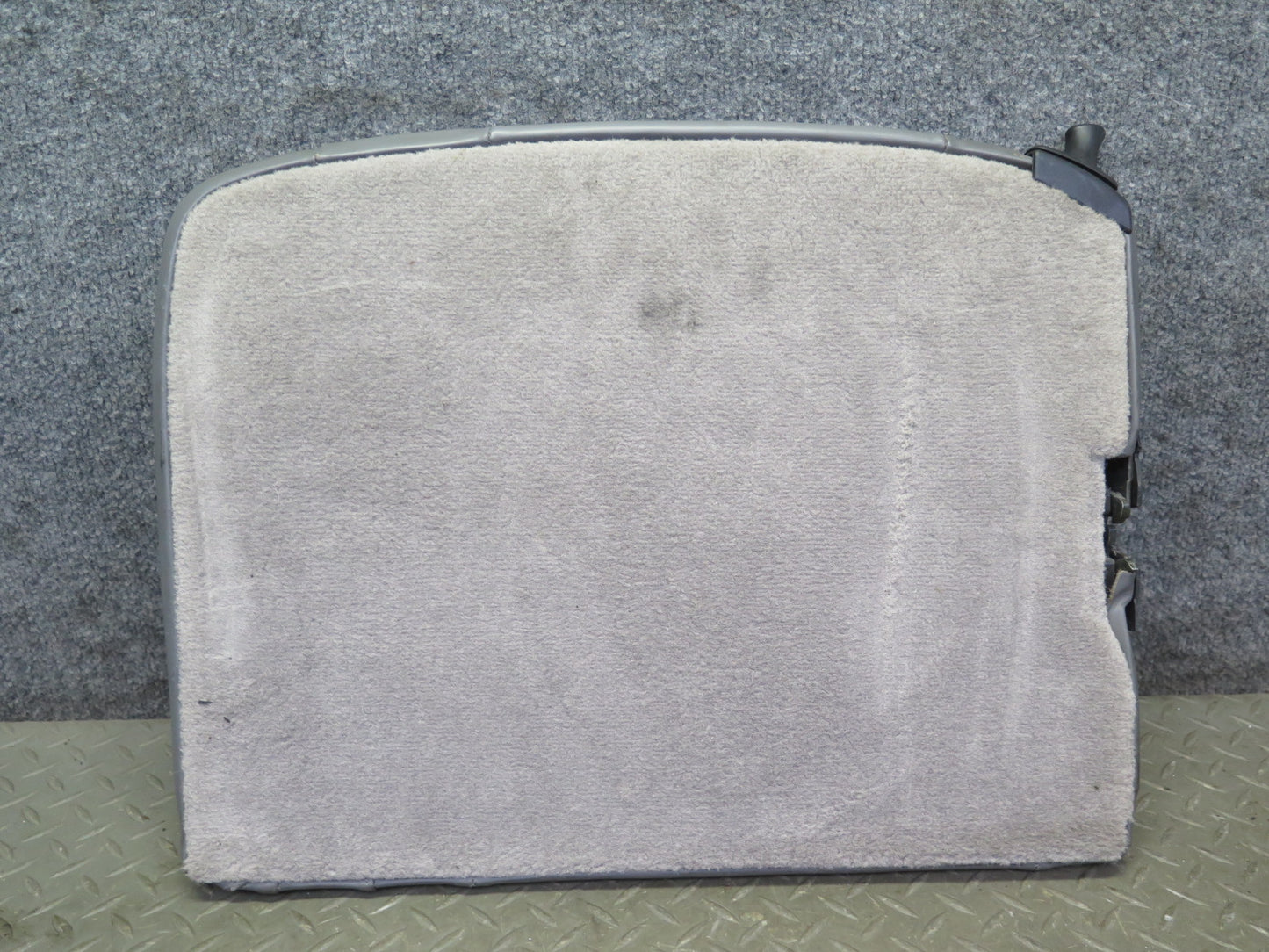 1999-2004 Porsche 911 996 Rear Right Seat Upper Backrest Leather Cushion Gray