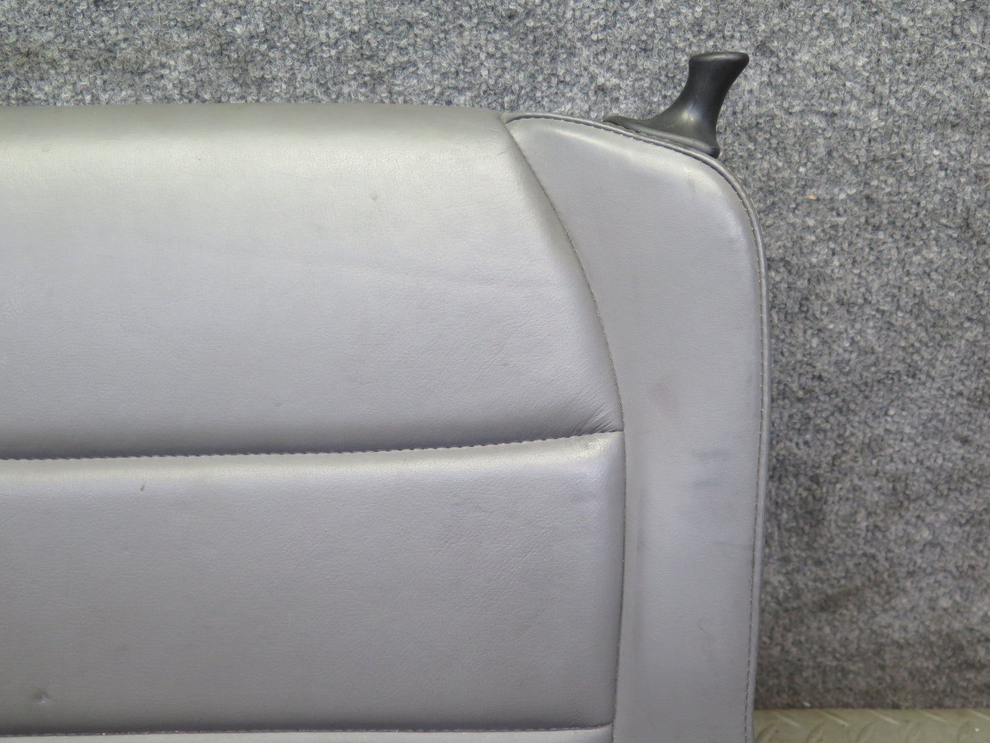 1999-2004 Porsche 911 996 Rear Left Seat Upper Backrest Leather Cushion Gray