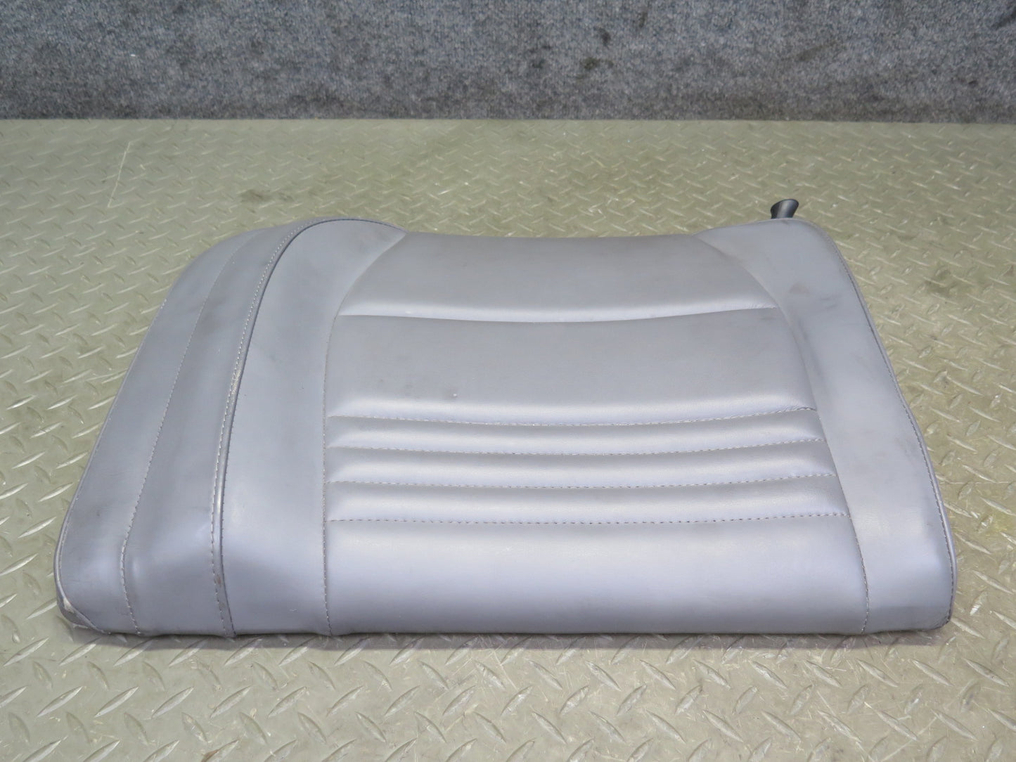 1999-2004 Porsche 911 996 Rear Left Seat Upper Backrest Leather Cushion Gray