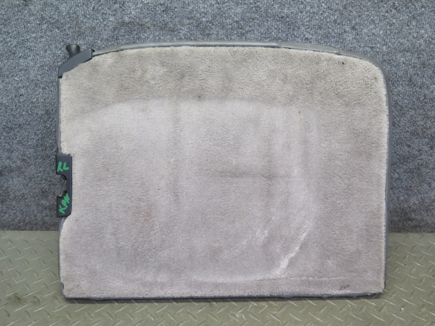 1999-2004 Porsche 911 996 Rear Left Seat Upper Backrest Leather Cushion Gray