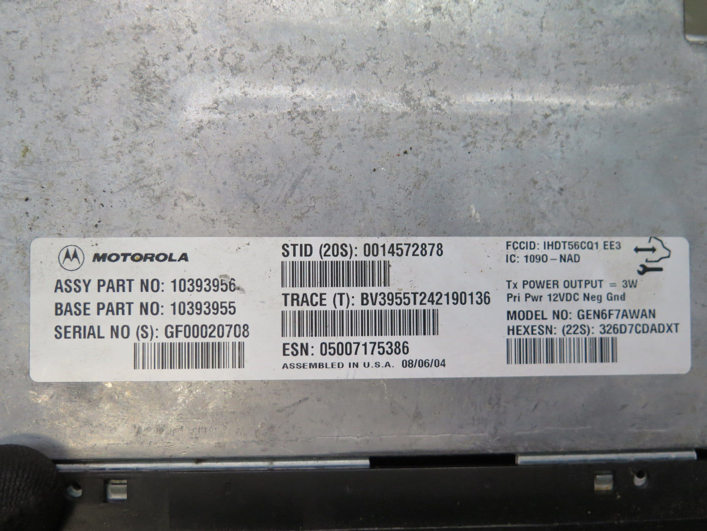 2003-2007 Hummer H2 Onstar Communication Control Module Unit 10393956