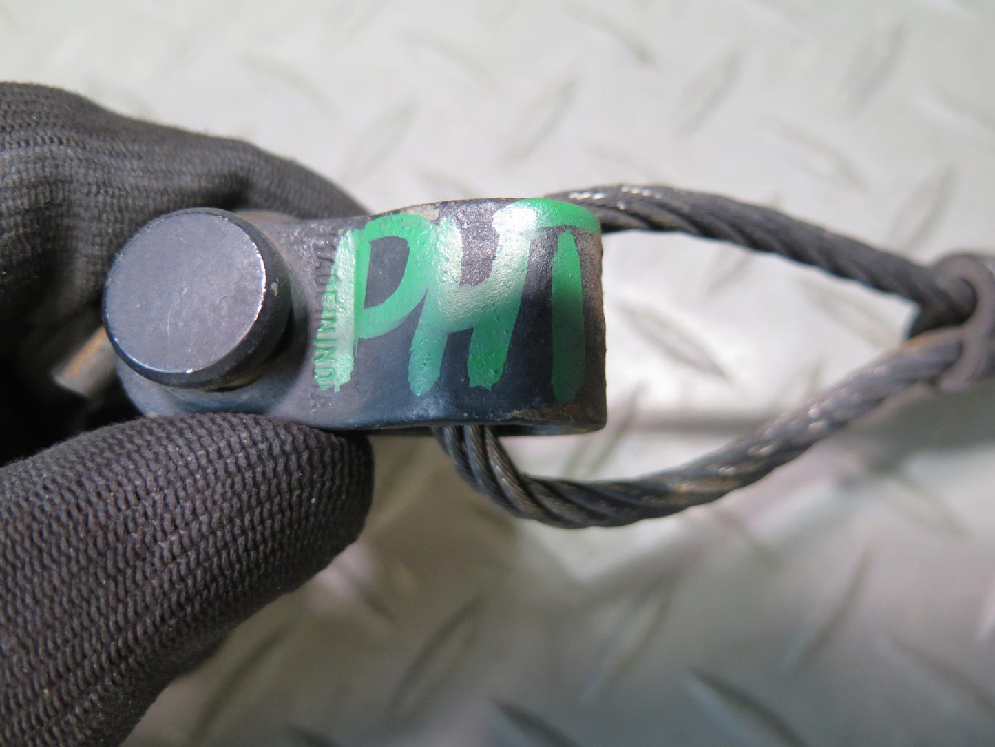 2003-2009 Hummer H2 Front Hood Bonnet Open Check Cable Spring Assembly