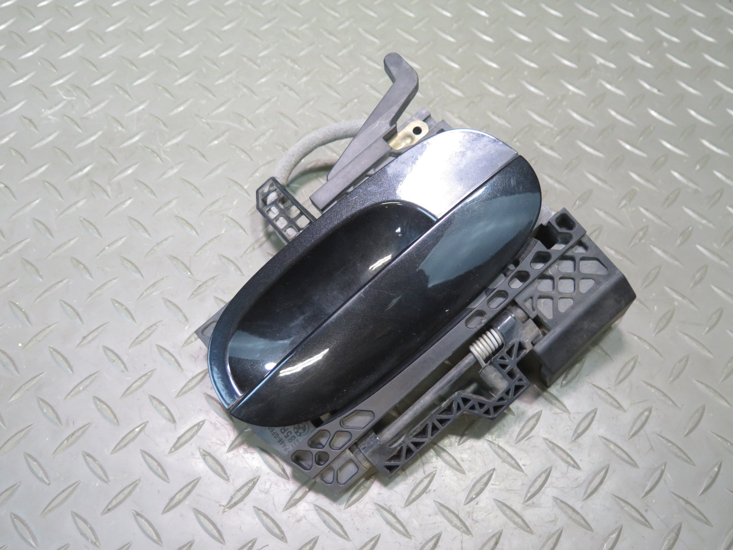 03-08 BMW E85 E86 Z4 Front Right Door Exterior Handle Black Sapphire OEM