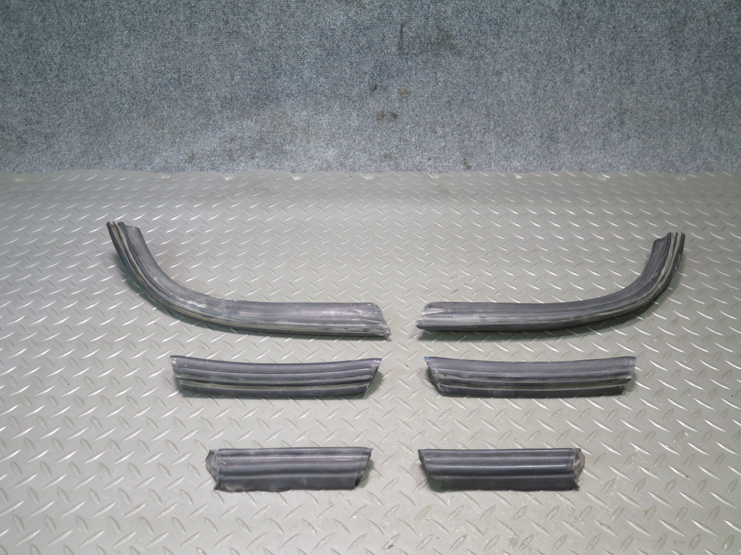 03-08 BMW E85 Z4 Set of 6 Folding TOP Roof Weatherstrip Rubber Seal OEM