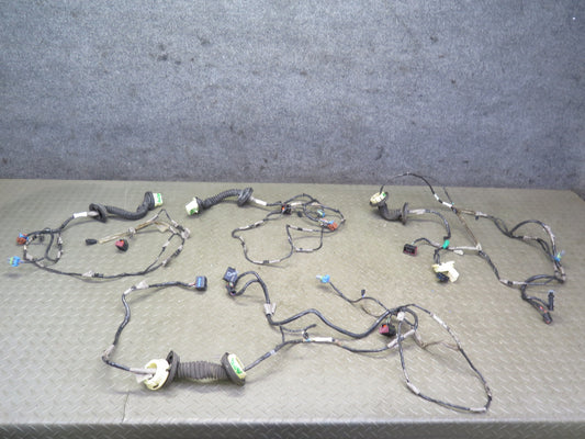 2003-2007 Hummer H2 Front & Rear Left Right Side Door Wiring Wire Harness Set