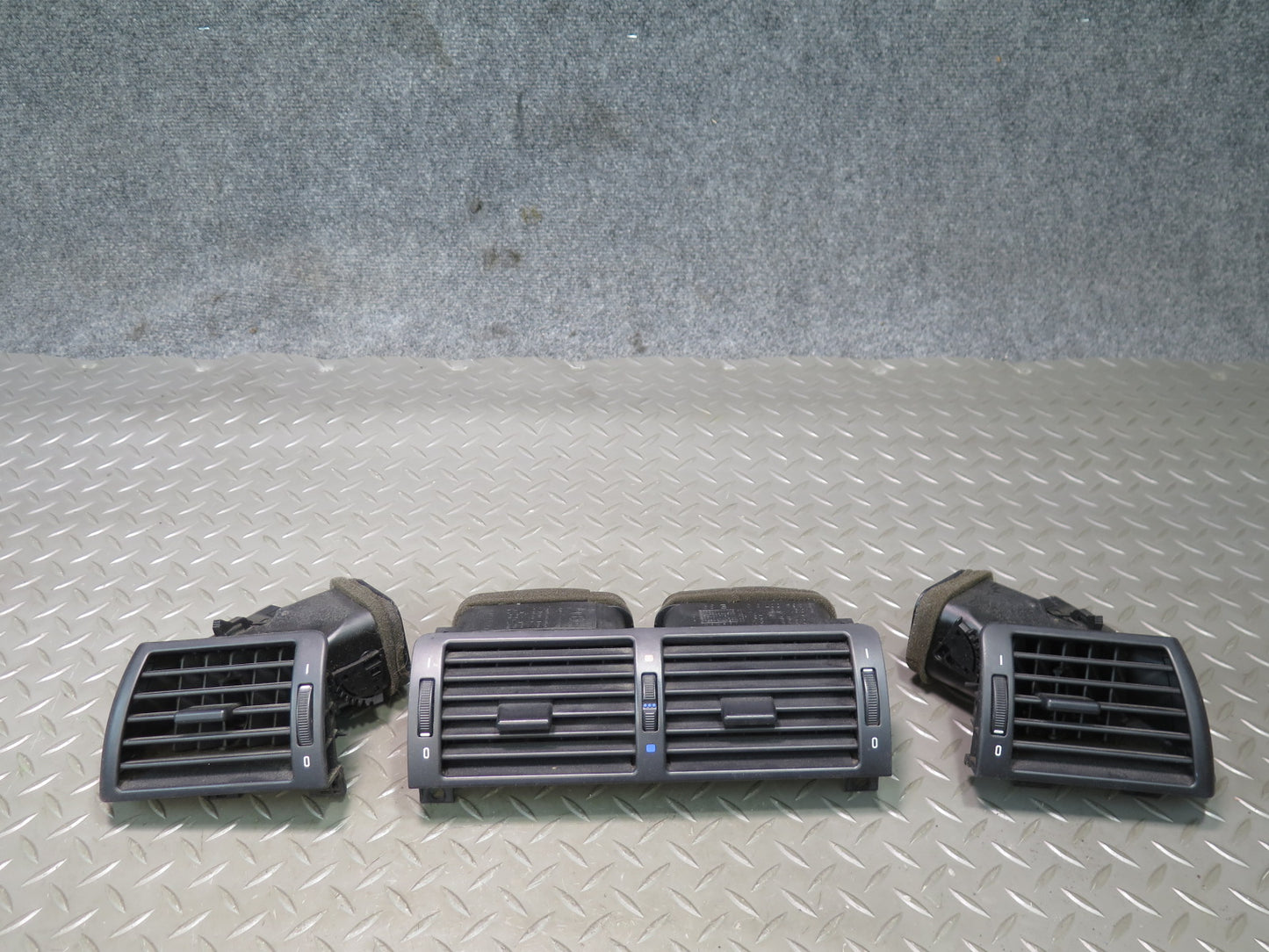 2001-2006 BMW E46 M3 3-SERIES Set of 3 Dash Front Left Center Right Air Vent
