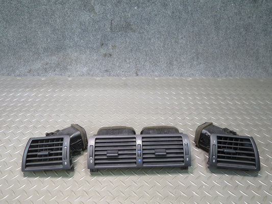 2001-2006 BMW E46 M3 3-SERIES Set of 3 Dash Front Left Center Right Air Vent