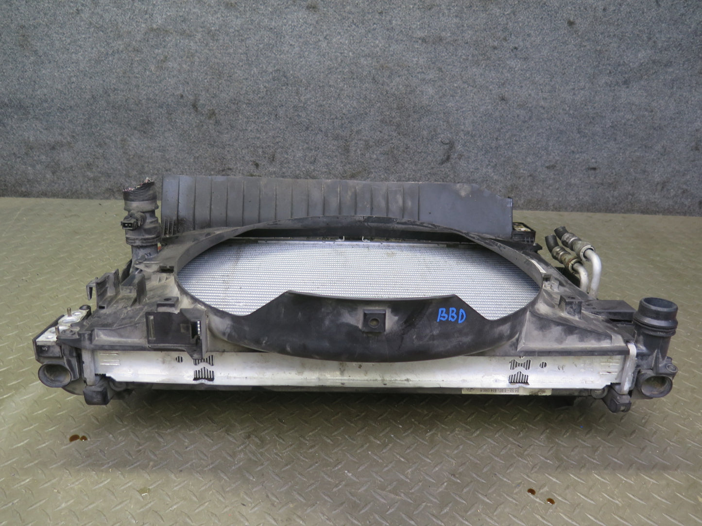 2001-2006 BMW E46 M3 S54 Engine Radiator A/C Condenser Oil Cooler Shroud Set