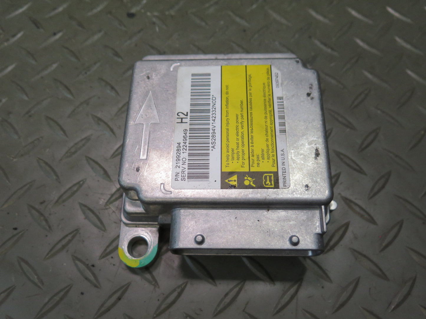 2005 HUMMER H2 SRS AIRBAG CONTROL MODULE UNIT W SENSORS SET OEM