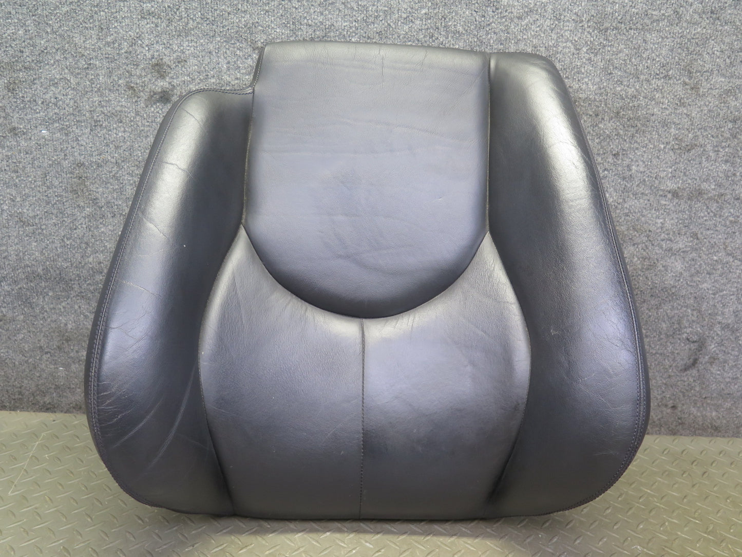 96-02 Mercedes R129 Front Right Seat Upper Backrest Leather Cushion OEM