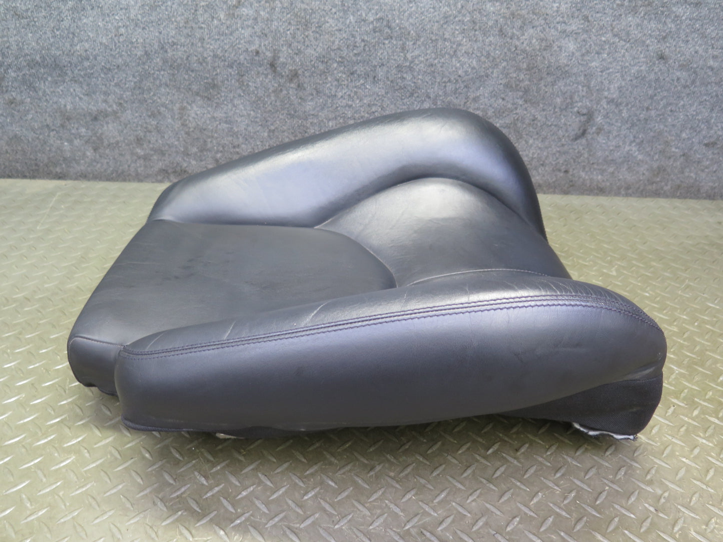 96-02 Mercedes R129 Front Right Seat Upper Backrest Leather Cushion OEM
