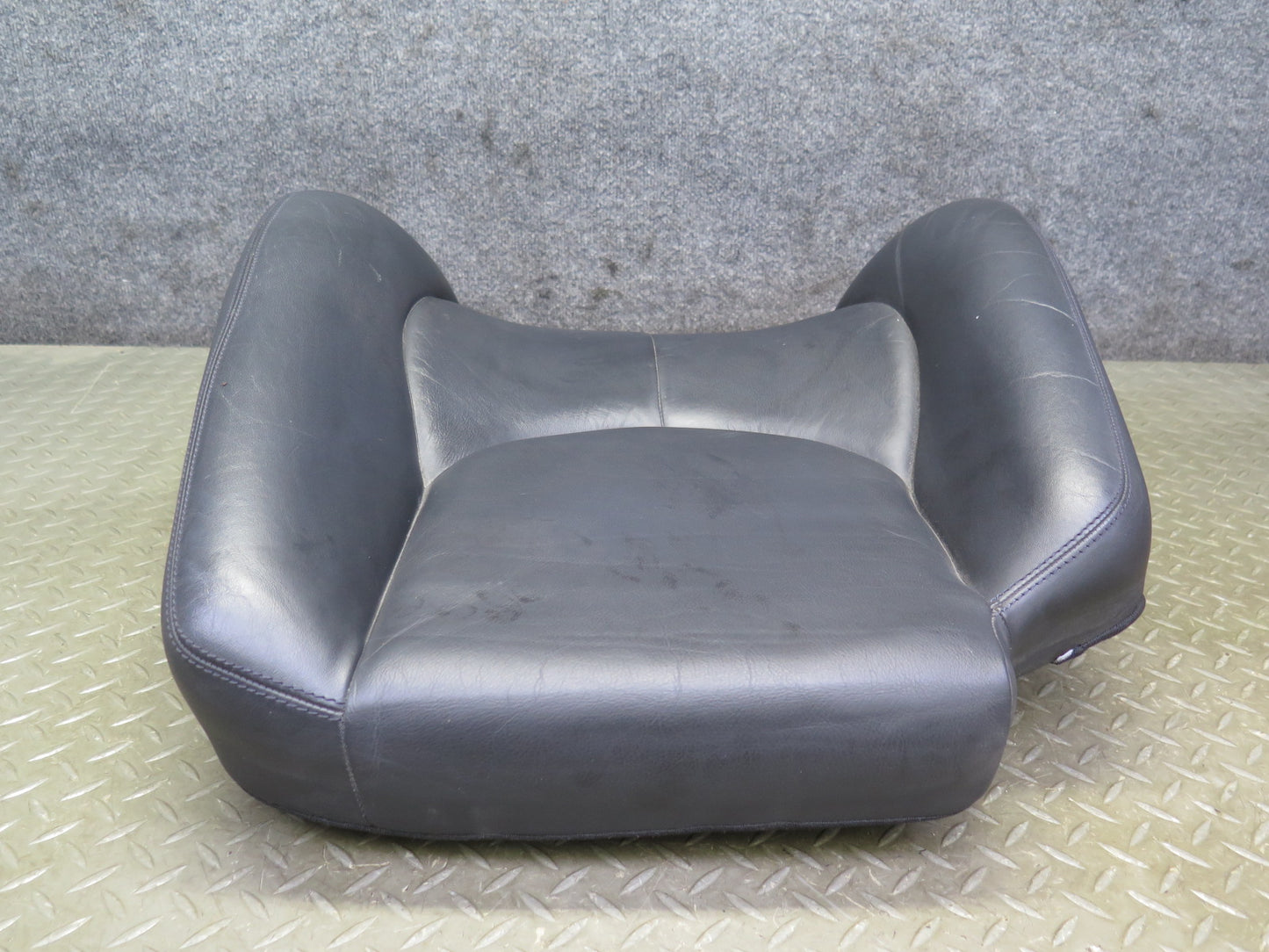96-02 Mercedes R129 Front Right Seat Upper Backrest Leather Cushion OEM