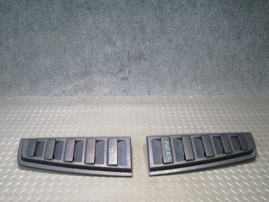 2003-2009 Hummer H2 Rear Upper Tail Light Air Vent Applique Trim Grille Set of 2