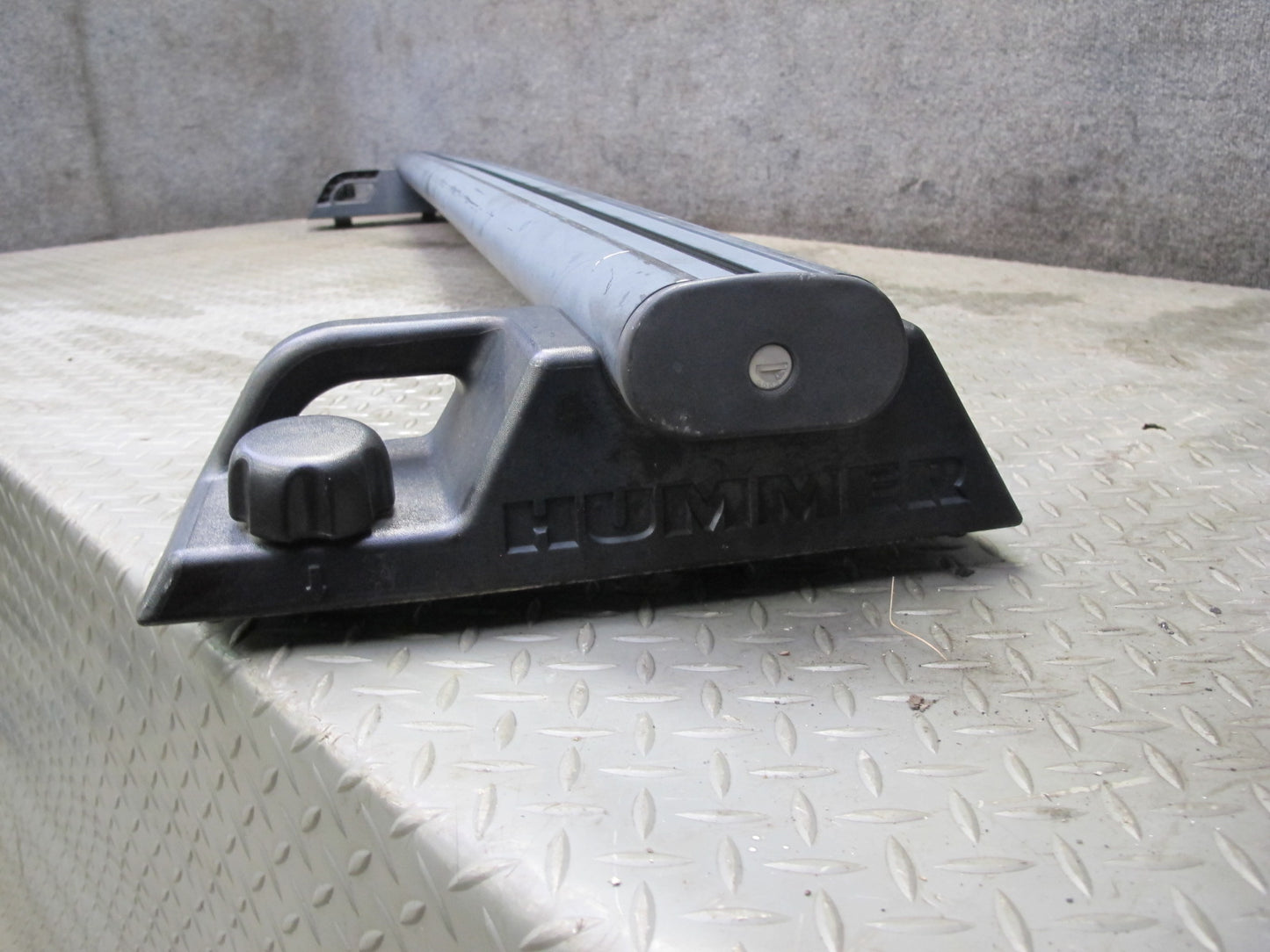 2003-2007 Hummer H2 Upper Roof Luggage Rack Rail Cross Cargo Bar Set