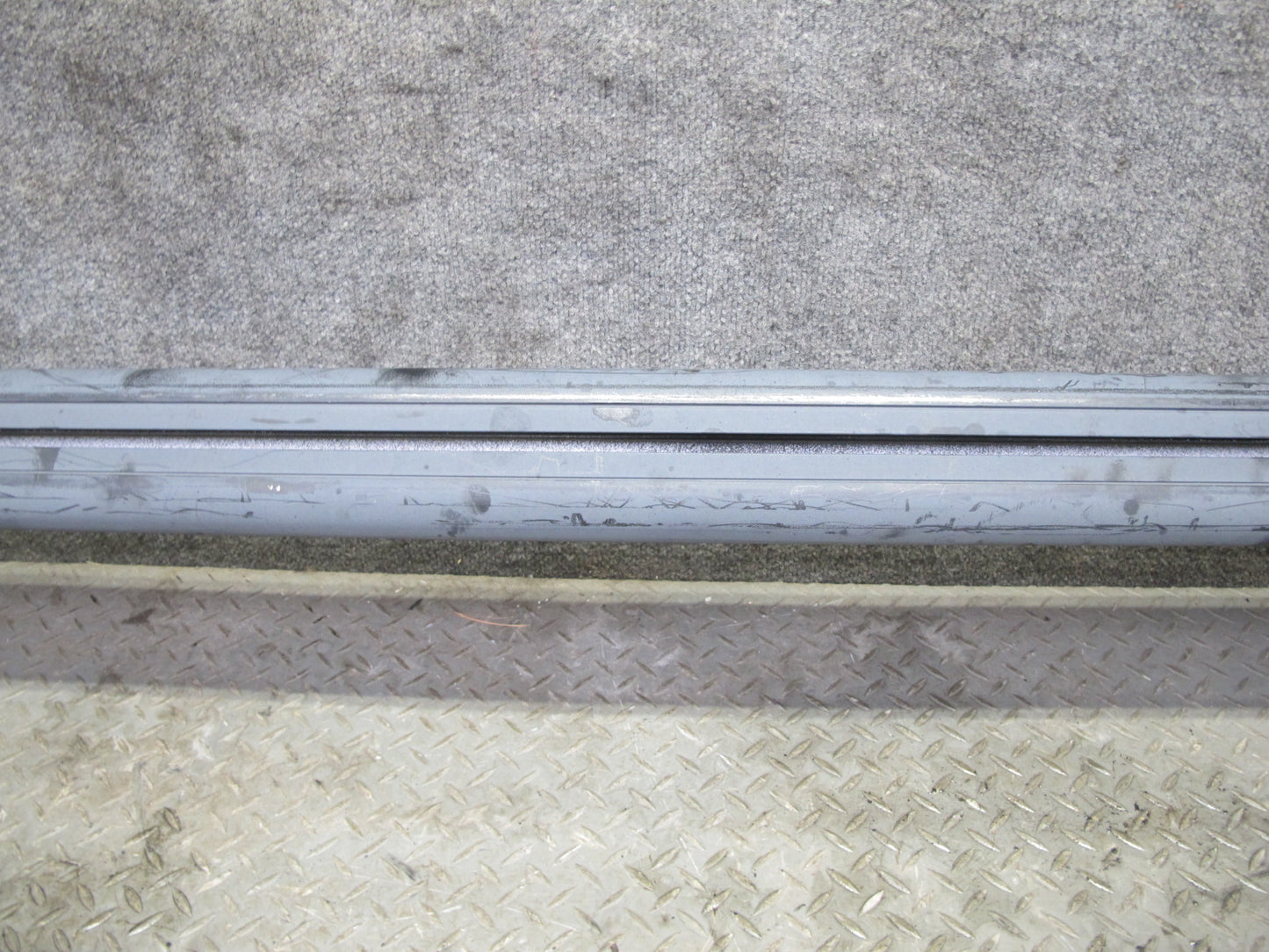 2003-2007 Hummer H2 Upper Roof Luggage Rack Rail Cross Cargo Bar Set