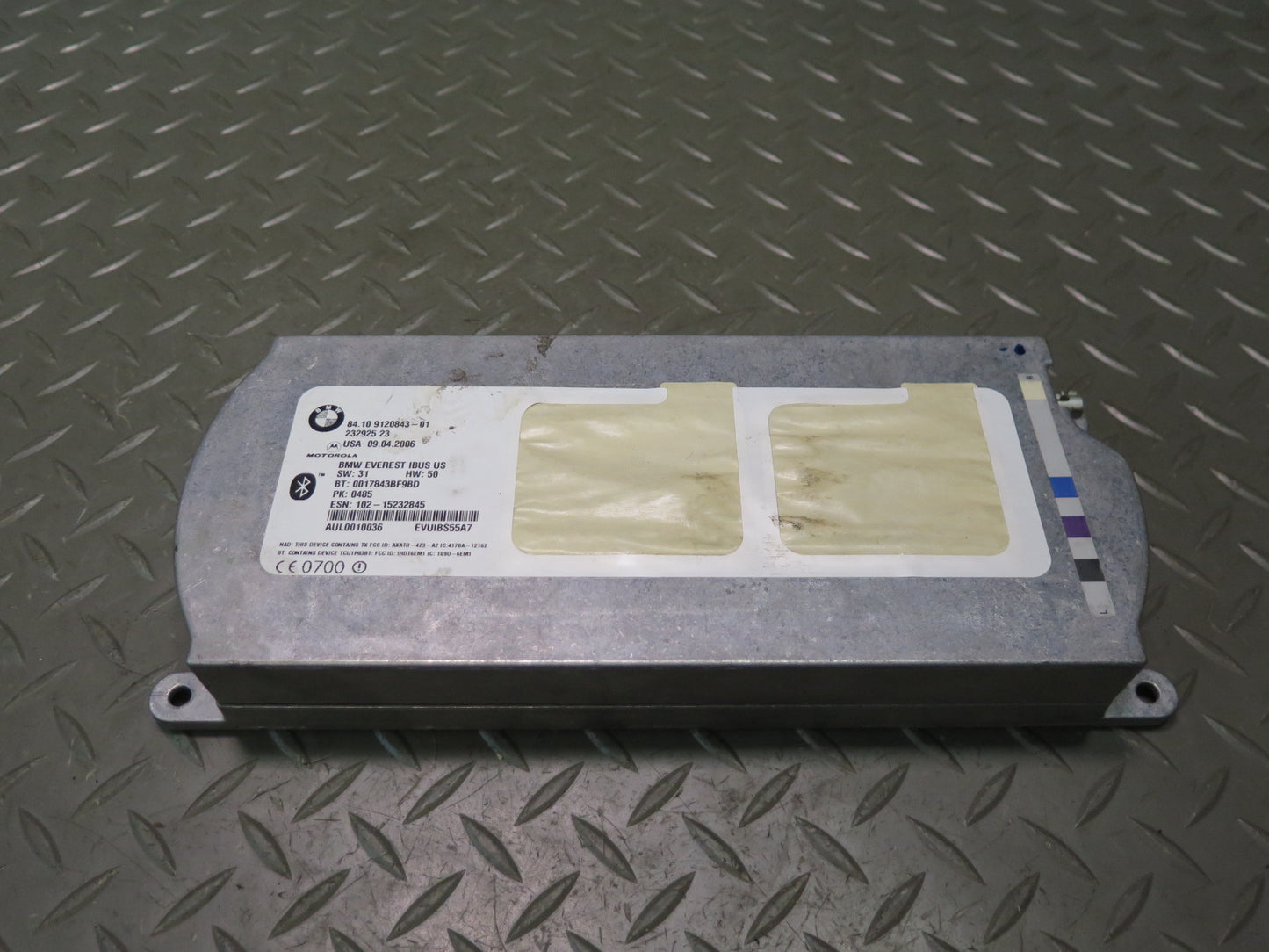 03-08 BMW E85 Z4 Telematics Bluetooth Communication Control Module 9120843 OEM