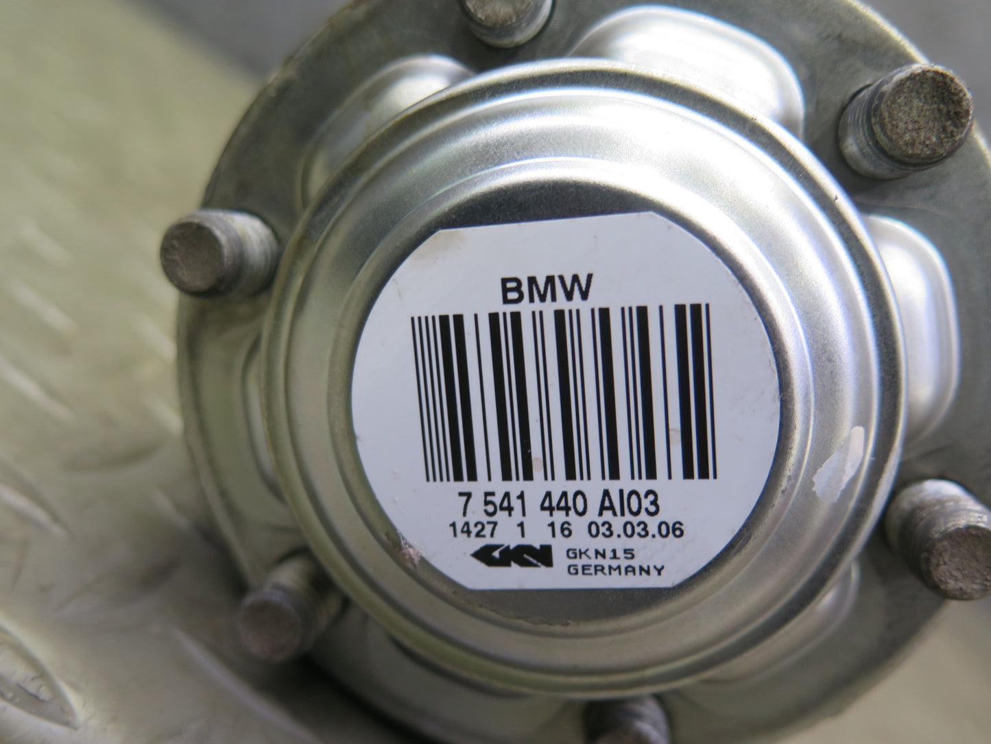 06-08 BMW E86 E85 Z4 3.0L RWD Manual Transmission Rear Right Axle Shaft 7541440
